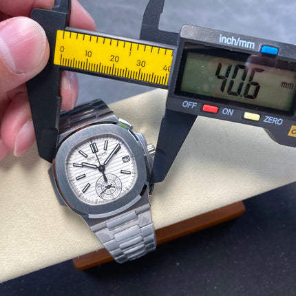 NAUTILUS ALL STEEL WHITE DIAL