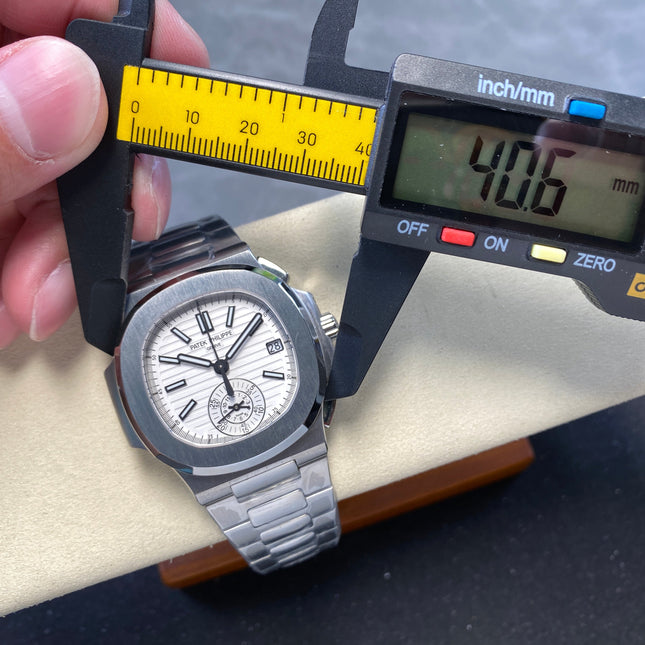 NAUTILUS ALL STEEL WHITE DIAL