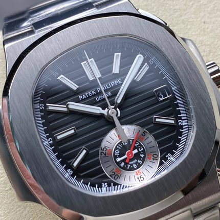 NAUTILUS ALL STEEL BLACK DIAL