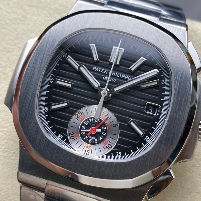 NAUTILUS ALL STEEL BLACK DIAL