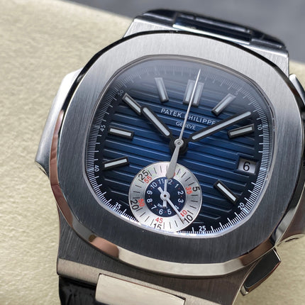NAUTILUS STEEL CASE BLUE SUNBURST DIAL
