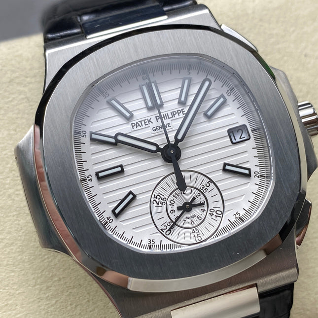 NAUTILUS STEEL CASE WHITE DIAL