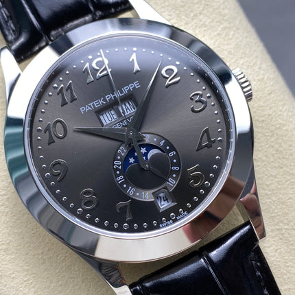 ANNUAL CALENDAR SELF-WINDING WHITE GOLD CASE DARK GRAY DIAL
