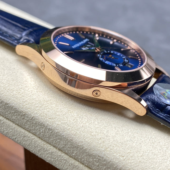 ANNUAL CALENDAR SELF-WINDING ROSE GOLD CASE BLUE SUNBURST DIAL
