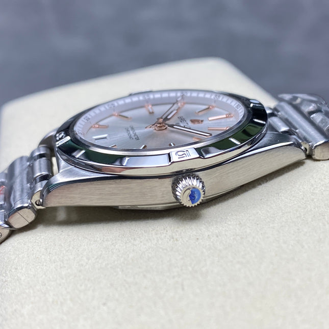 CHRONOMAT AUTOMATIC 36 STEEL CASE SILVER DIAL
