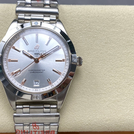 CHRONOMAT AUTOMATIC 36 STEEL CASE SILVER DIAL