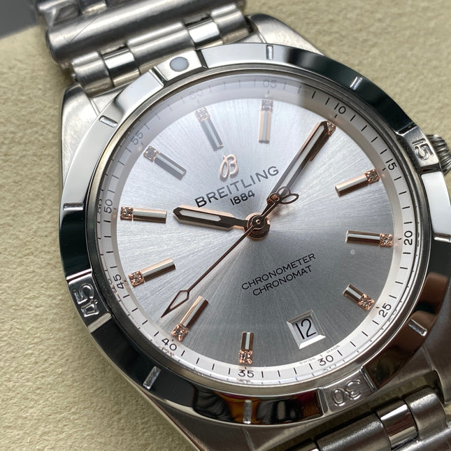 CHRONOMAT AUTOMATIC 36 STEEL CASE SILVER DIAL