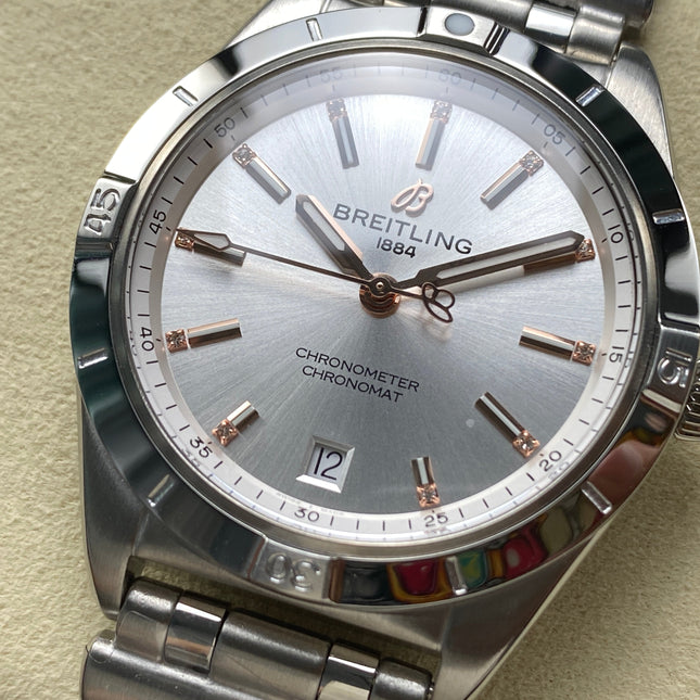 CHRONOMAT AUTOMATIC 36 STEEL CASE SILVER DIAL