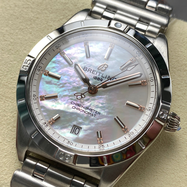 CHRONOMAT AUTOMATIC 36 STEEL CASE MOTHER OF PEARL DIAL