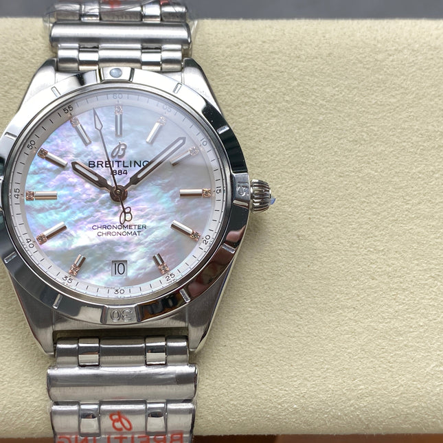CHRONOMAT AUTOMATIC 36 STEEL CASE MOTHER OF PEARL DIAL