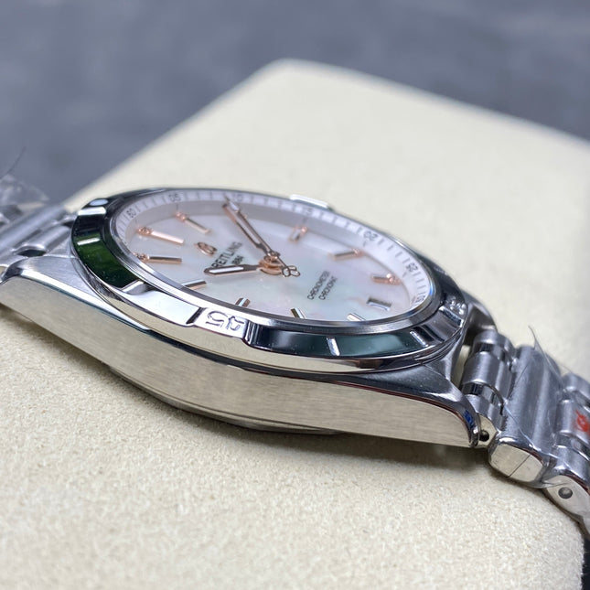 CHRONOMAT AUTOMATIC 36 STEEL CASE MOTHER OF PEARL DIAL