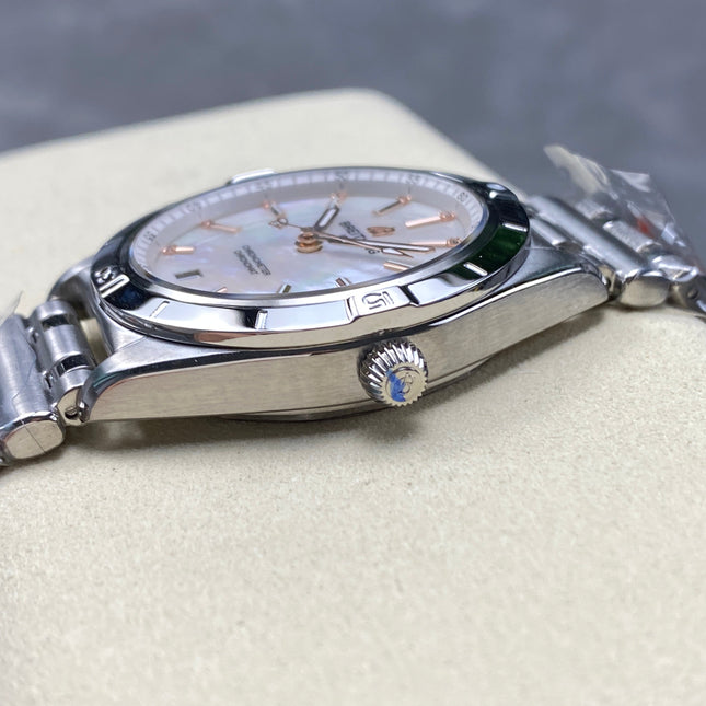 CHRONOMAT AUTOMATIC 36 STEEL CASE MOTHER OF PEARL DIAL