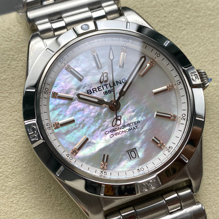 CHRONOMAT AUTOMATIC 36 STEEL CASE MOTHER OF PEARL DIAL