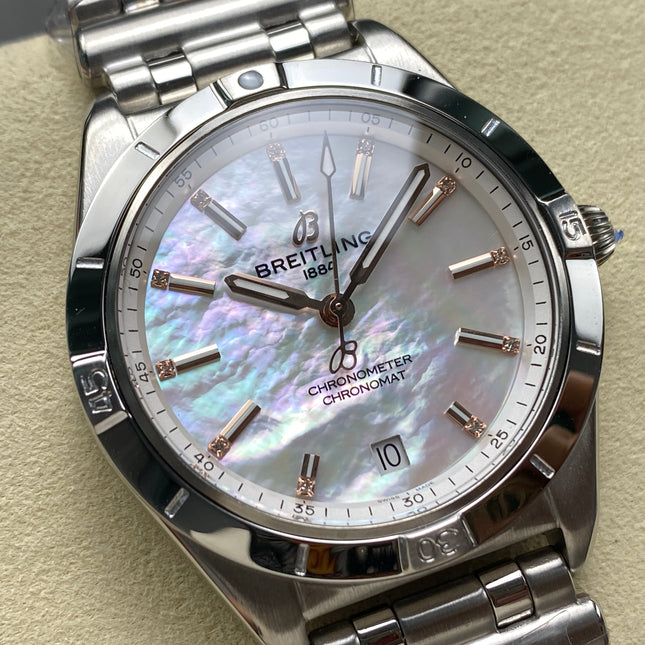 CHRONOMAT AUTOMATIC 36 STEEL CASE MOTHER OF PEARL DIAL
