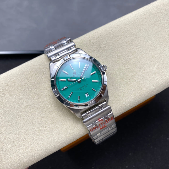 CHRONOMAT AUTOMATIC 36 STEEL CASE PEPPERMINT DIAL
