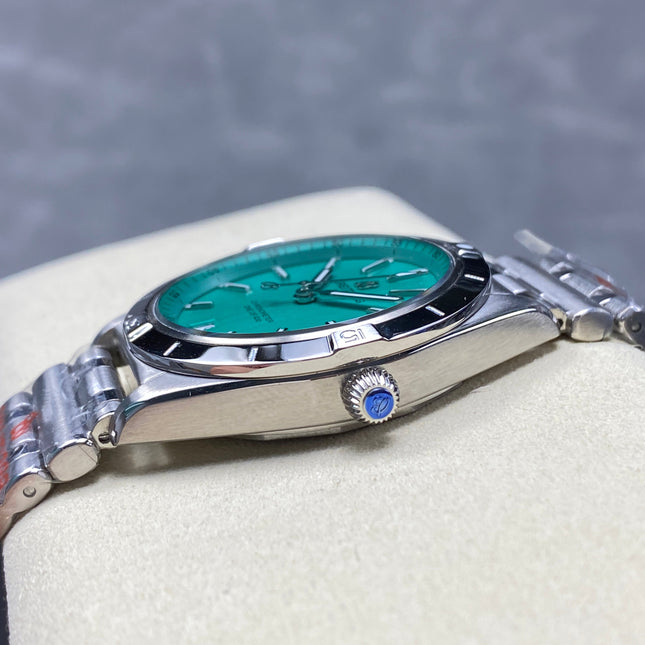CHRONOMAT AUTOMATIC 36 STEEL CASE PEPPERMINT DIAL