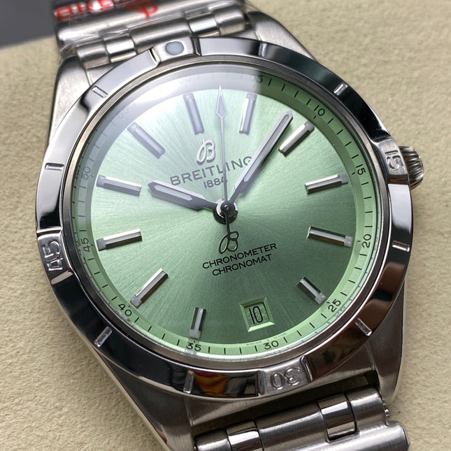 CHRONOMAT AUTOMATIC 36 STEEL CASE LIGHT GREEN DIAL