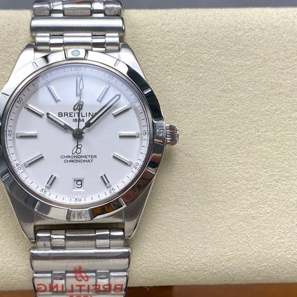 CHRONOMAT AUTOMATIC 36 STEEL CASE WHITE DIAL
