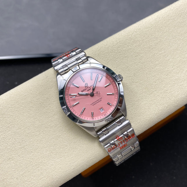 CHRONOMAT AUTOMATIC 36 STEEL CASE PINK DIAL