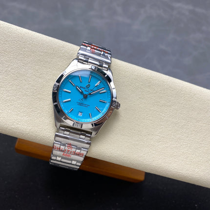 CHRONOMAT AUTOMATIC 36 STEEL CASE BLUE DIAL