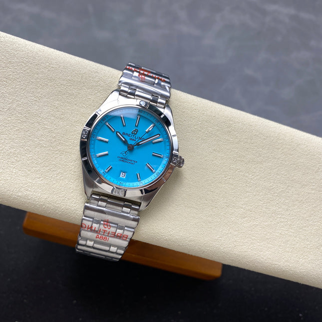 CHRONOMAT AUTOMATIC 36 STEEL CASE BLUE DIAL