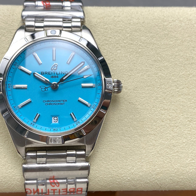 CHRONOMAT AUTOMATIC 36 STEEL CASE BLUE DIAL