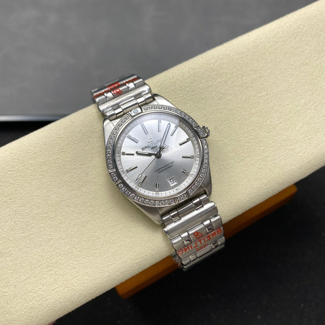 CHRONOMAT AUTOMATIC 36 BEZEL ATTACHED DIAMOND ALL STEEL