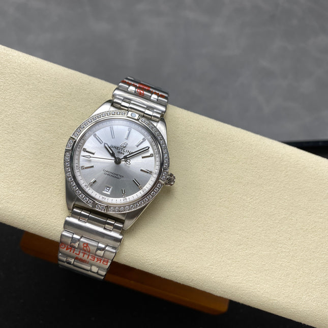 CHRONOMAT AUTOMATIC 36 BEZEL ATTACHED DIAMOND ALL STEEL