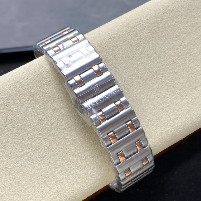 CHRONOMAT AUTOMATIC 36 RED GOLD BEZEL MOTHER OF PEARL DIAL