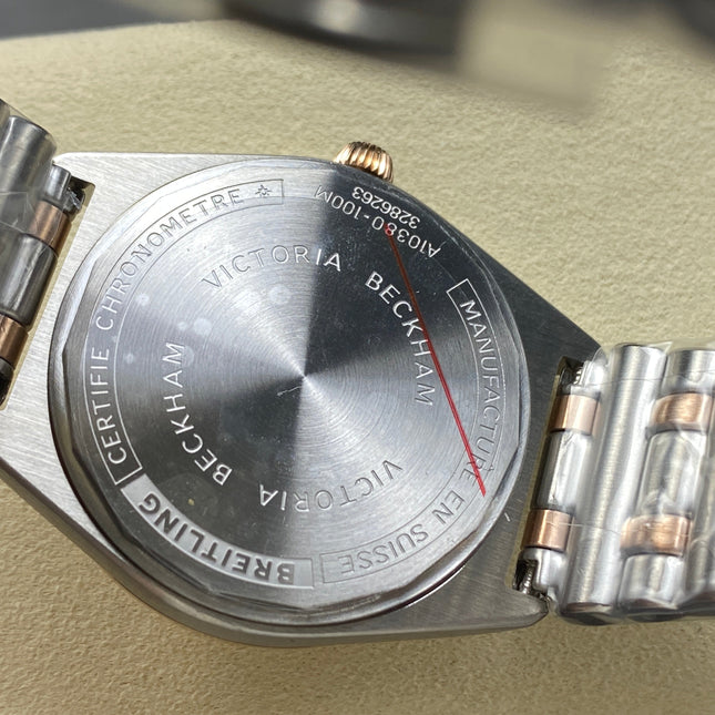 CHRONOMAT AUTOMATIC 36 RED GOLD AND STEEL CASE PINK DIAL