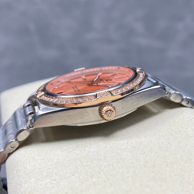 CHRONOMAT AUTOMATIC 36 RED GOLD AND STEEL CASE PINK DIAL