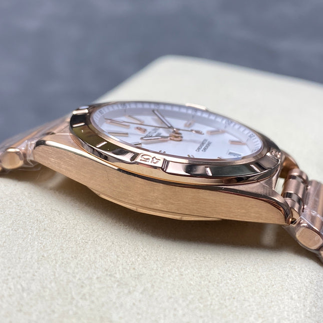 CHRONOMAT AUTOMATIC 36 RED GOLD CASE WHITE DIAL