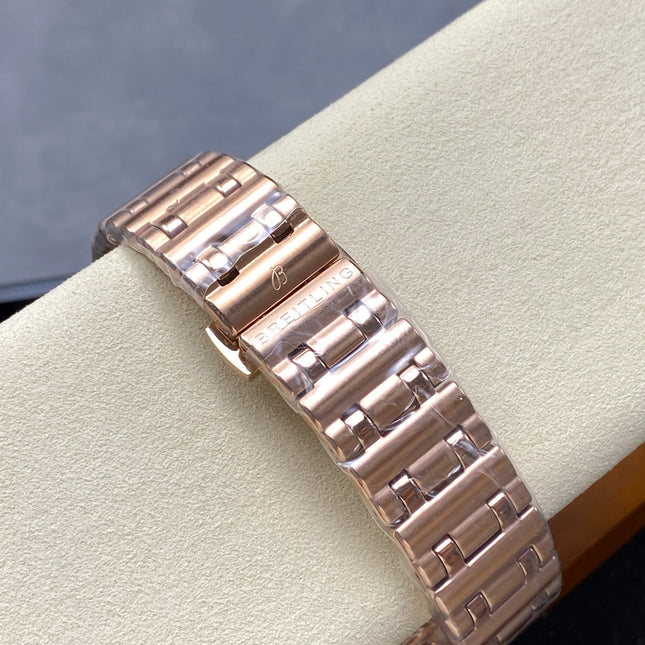 CHRONOMAT AUTOMATIC 36 RED GOLD CASE WHITE DIAL