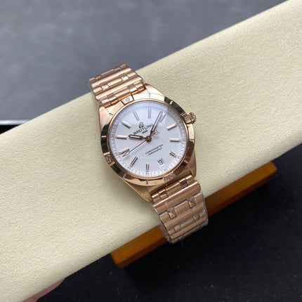 CHRONOMAT AUTOMATIC 36 RED GOLD CASE WHITE DIAL