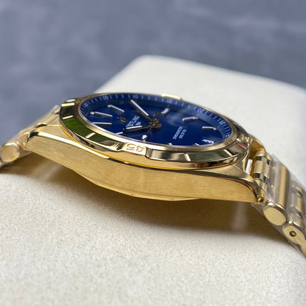 CHRONOMAT AUTOMATIC 36 VICTORIA BECKHAM YELLOW GOLD CASE MIDNIGHT BLUE DIAL