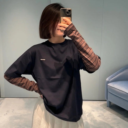 MIUMIU LONG-SLEEVE T-SHIRT STYLE 57