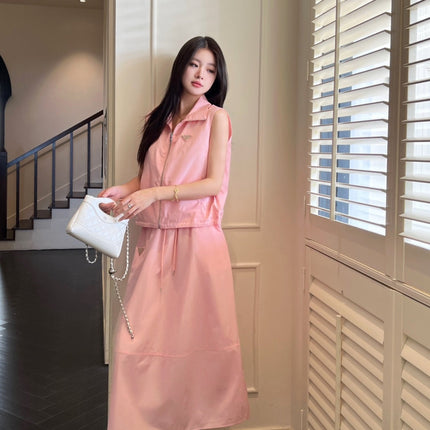 PRADA TOP AND SKIRT SET STYLE 90