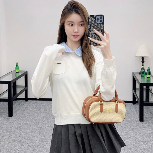 MIUMIU LONG-SLEEVE SWEATER STYLE 98