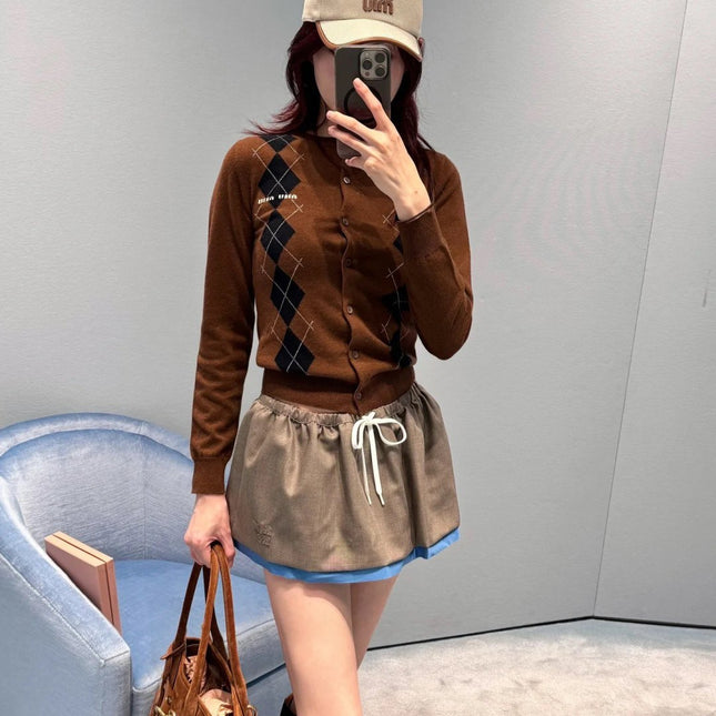 MIUMIU SHORT SKIRT STYLE 37