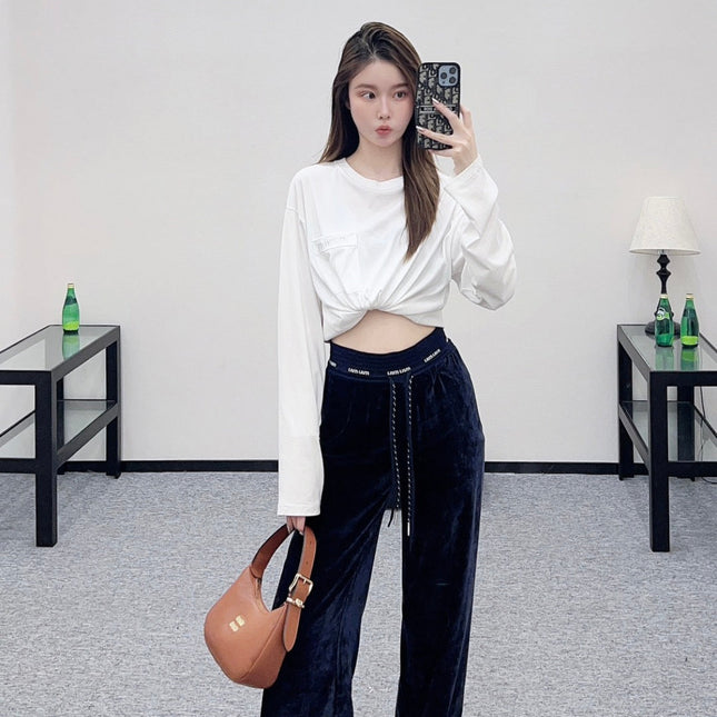 MIUMIU WIDE-LEG PANTS STYLE 120