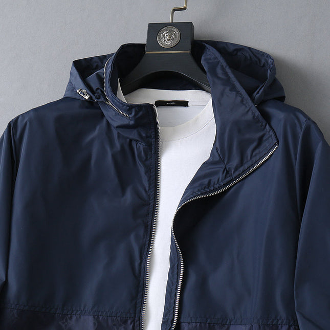LV HOODED JACKET NAVY BLUE 239028