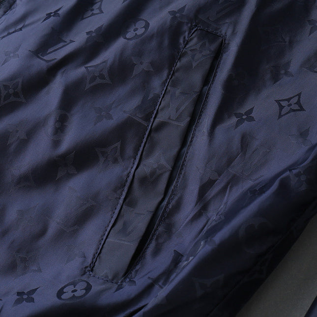 LV HOODED JACKET NAVY BLUE 239028