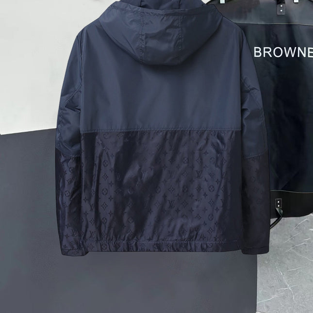 LV HOODED JACKET NAVY BLUE 239028
