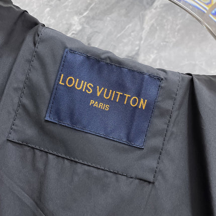 LV HOODED JACKET BLACK 239027