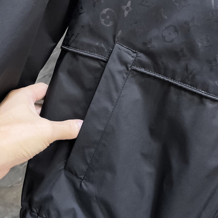 LV HOODED JACKET BLACK 239027