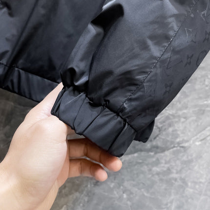 LV HOODED JACKET BLACK 239027