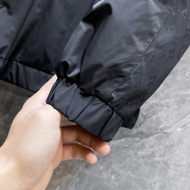 LV HOODED JACKET BLACK 239027