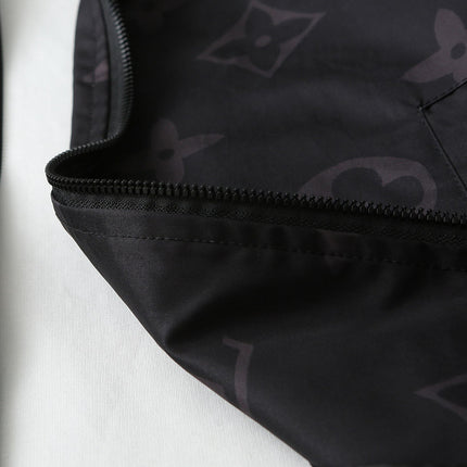 LV BLACK MONOGRAM HOODED JACKET 238975