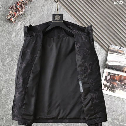 LV BLACK MONOGRAM HOODED JACKET 238975