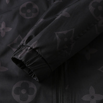 LV BLACK MONOGRAM HOODED JACKET 238975